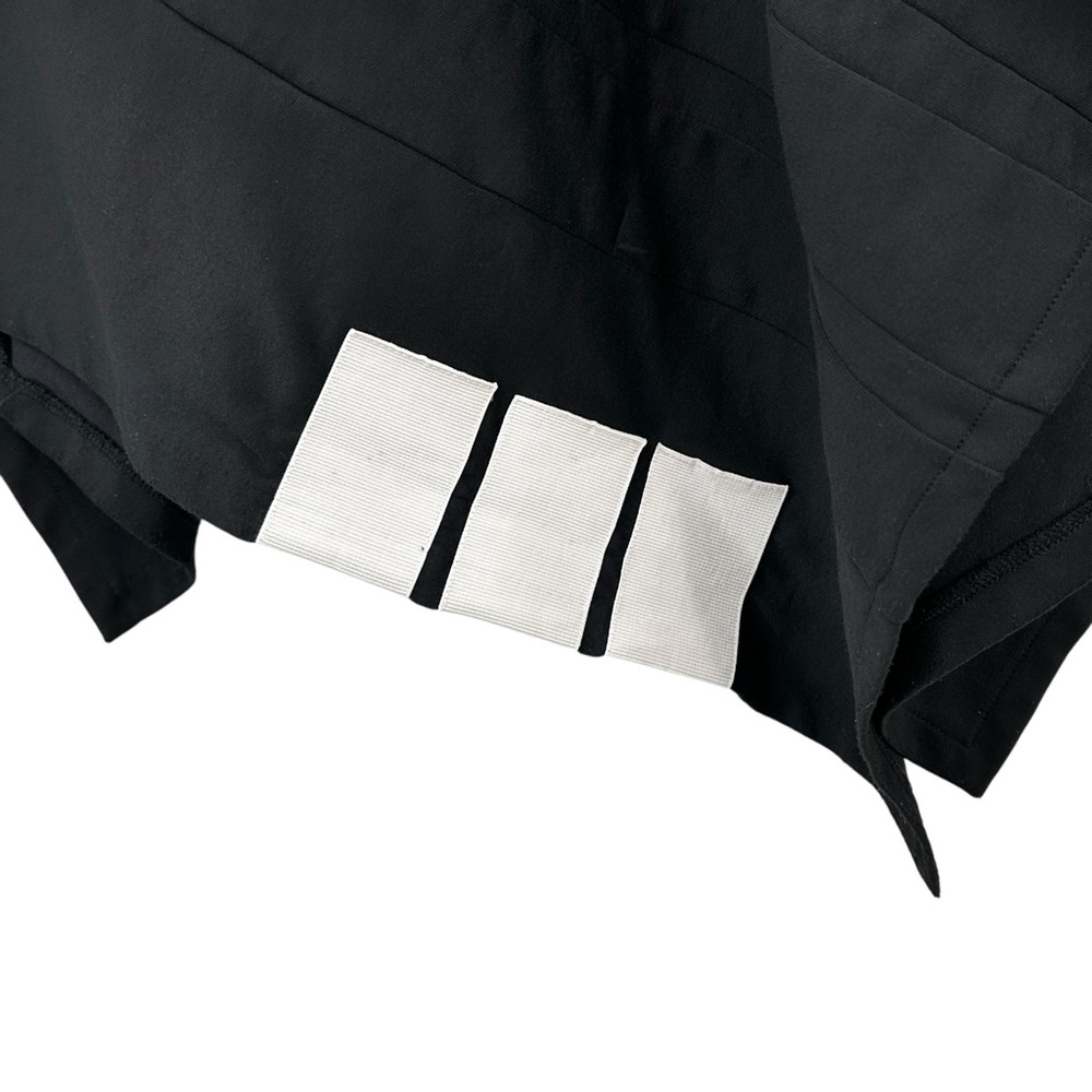 [sold] Y-3 Yohji Yamamoto Black Asymmetric Midi Skirt Poncho Cape Convertible - Picture 9 of 16